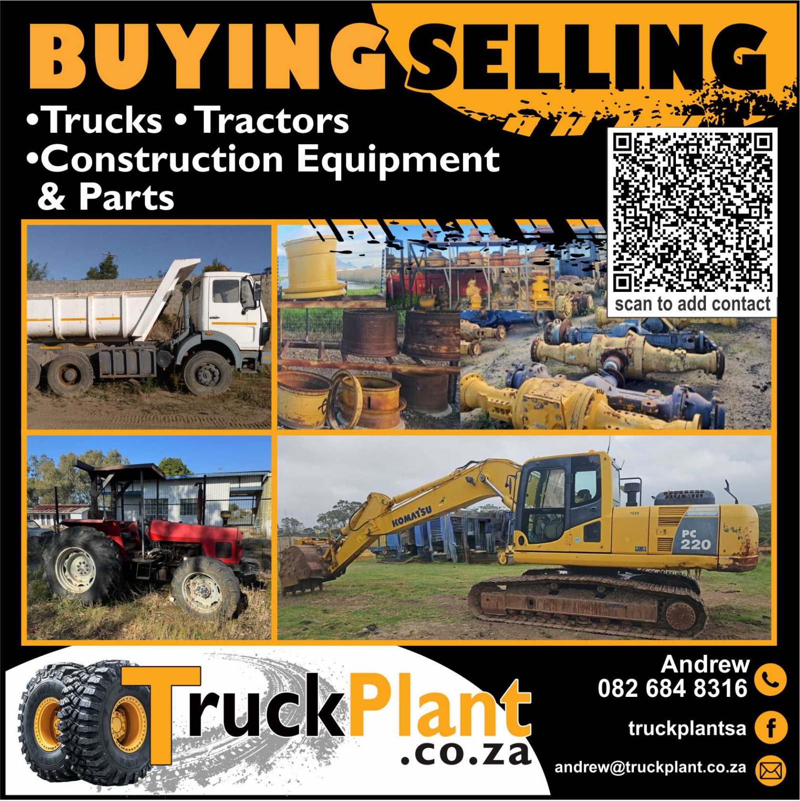 TruckPlant.co.za used earthmoving equipment, plant tractors, cranes, and truck spares 1